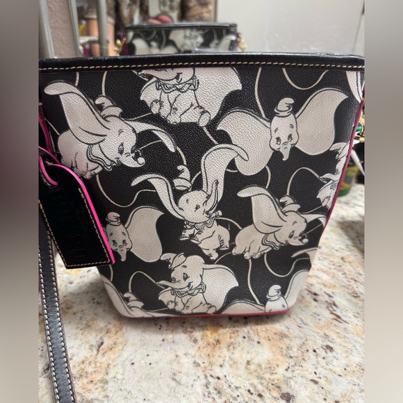 Disney Parks Dooney & Bourke Dumbo The Flying Elephant Crossbody Bag Handbag - Picture 10 of 12